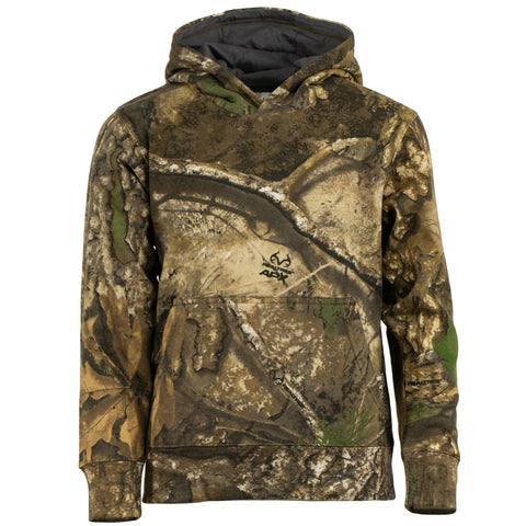 Gamehide youth Woodsman Hoodie in Realtree APX camo pattern