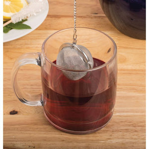 Mesh Tea Ball YI-2360 in use