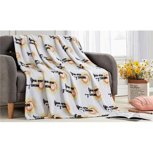 You Are My Sunshine Throw blanket on a chair