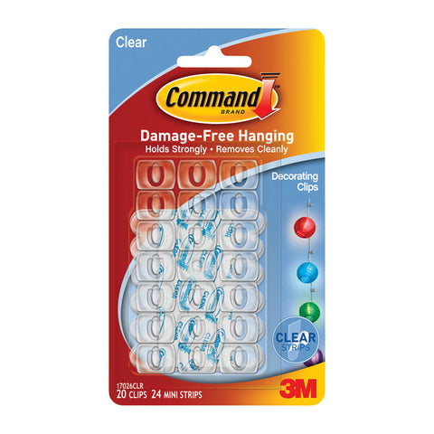 3M Command Brand picture hanging clips.