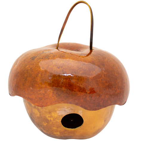 Acorn gourd birdhouse