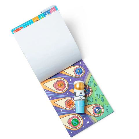 Melissa and Doug - Sticker WOW!� Activity Pad & Sticker Stamper - Astronaut 50240