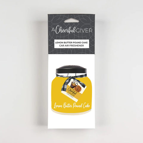 Lemon Butter Pound Cake Car Air Freshener