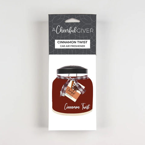 Cinnamon Twist Car Air Freshener