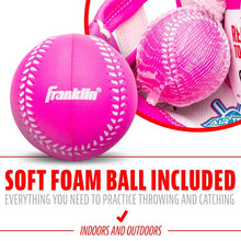 soft foam ball included, everything you need to practice throwing and catching indoor and outdoors