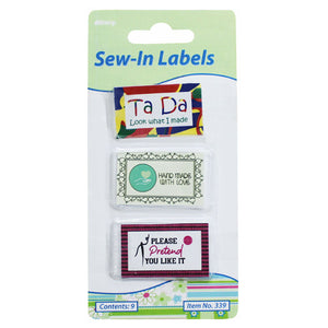 Sew-in labels