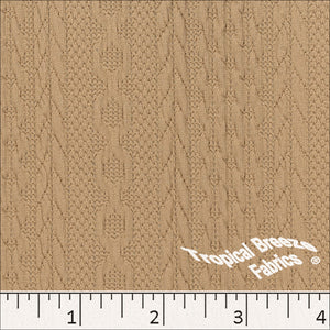 almond, Sweater Knit Fabric 32541