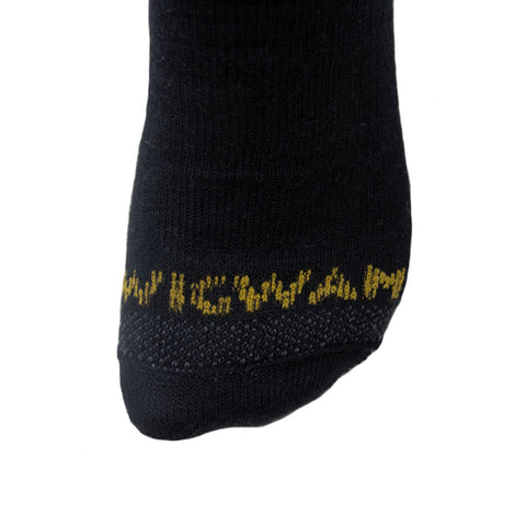Closeup of toe of Wigwam Alpaca Midweight Boot Sock