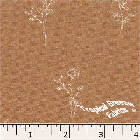 amber, Swiss Dot Knit Print Fabric 573520