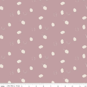 Forgotten Memories Collection Puffy Dots Cotton Fabric amethyst