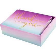 Thank you card box