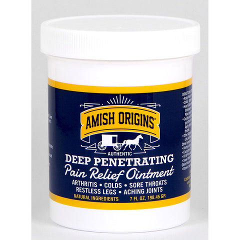 Amish Origins Deep Penetrating Pain Relief Ointment 7 oz size
