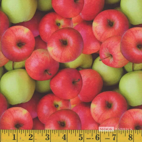 apples, Fruit and Veggies Cotton Fabric 1125