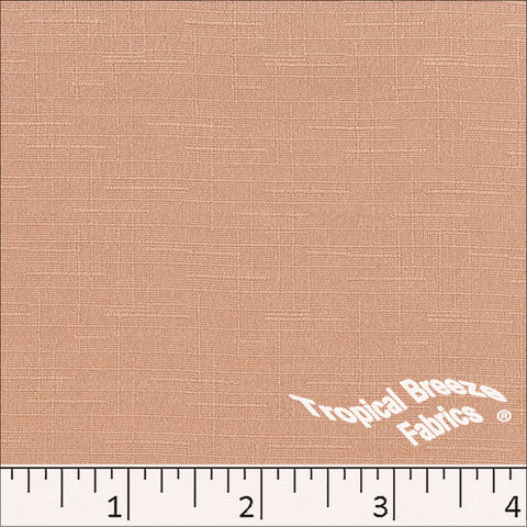 apricot, Linen Look Solid Polyester Fabric 072610