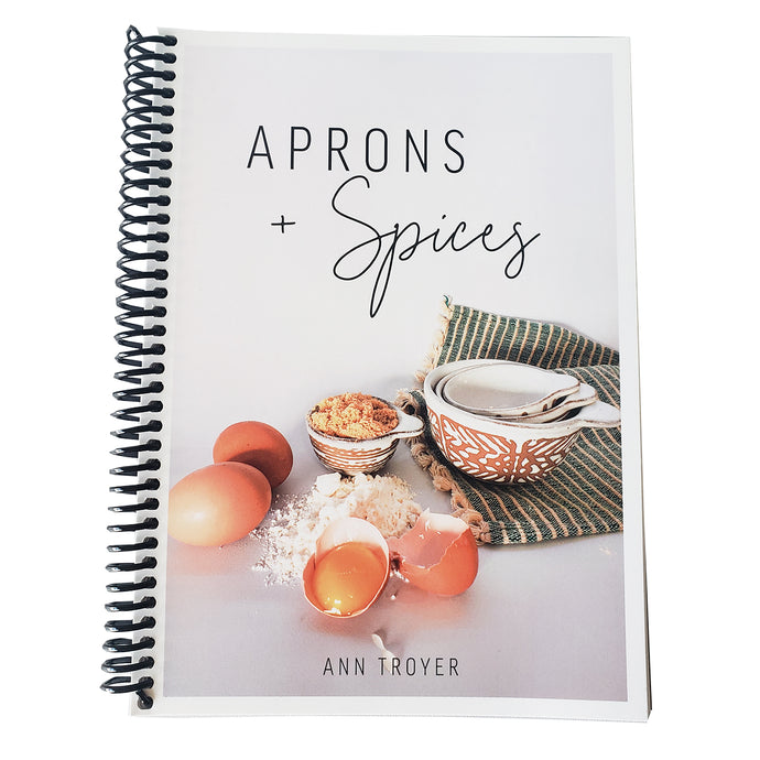 Aprons and Spice Cookbook 280202 front of cookbook