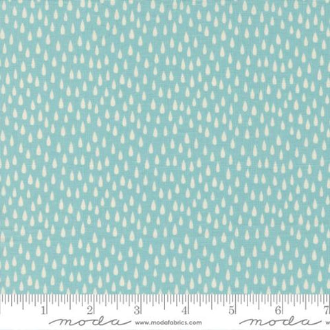 Noahs Ark Collection The Storm Cotton Fabric 20875 aqua