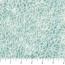 Sea Breeze Collection Coral Blender Cotton Fabric DP27103 aqua