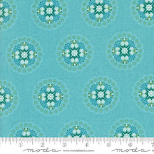 Aqua, Sunday Brunch Collection Crepe Geometrics Cotton Fabric 30752