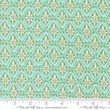 Tango Collection Diamonds Cotton Fabric 27336 aqua