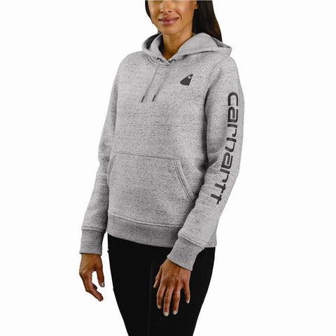 Women's Clarksburg Graphic Logo Hoodie 102791 asphalt heather