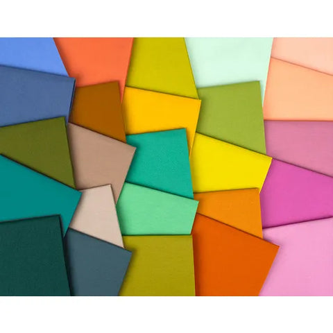 Bella Solids Mini Charm Cotton Fabric 9900MCE