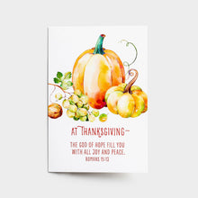 At Thanksgiving  time