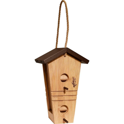 Audubon Bamboo Tall Hopper Bird Feeder