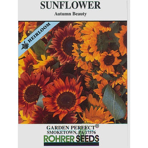 Autumn Beauty sunflower seed pack