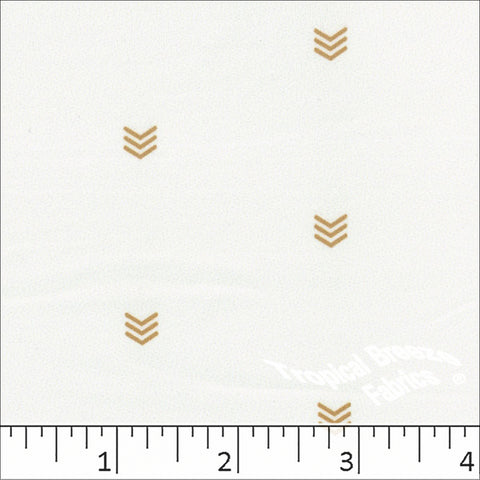 autumn brown, Double Brushed Knit Arrow Fabric 572521