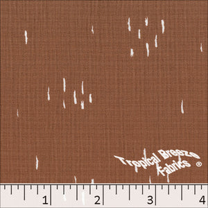 Linen Crepe Speckled Crepe Polyester Fabric 048424 autumn brown