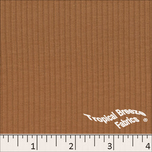 Ribbed Knit Solid Color Fabric 32738 autumn brown