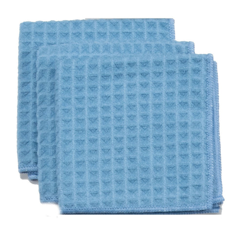 azure, Hydroweave Waffle Dishcloth 3 Pack R87