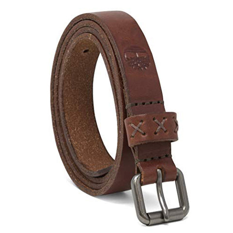 Brown Women's 20mm Skinny Tonal Keeper Stitch Golf Belt B85009-01