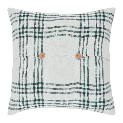 back, Farmhouse Plaid Throw Pillow 80