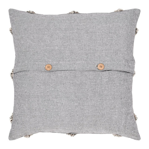 back, Frayed Lattice Throw Pillow 849