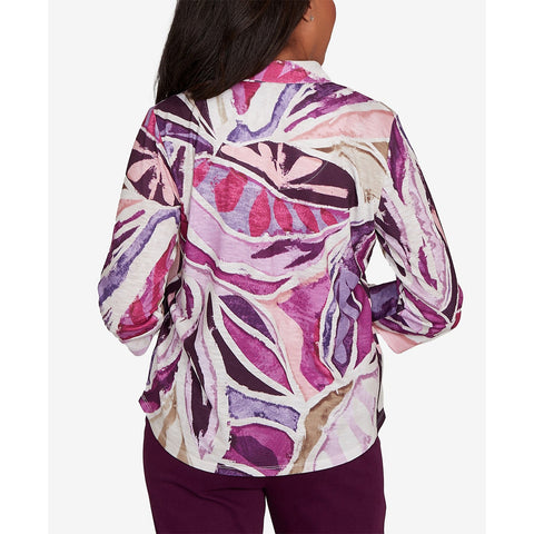 Women's Abstract Patchwork Top 1415