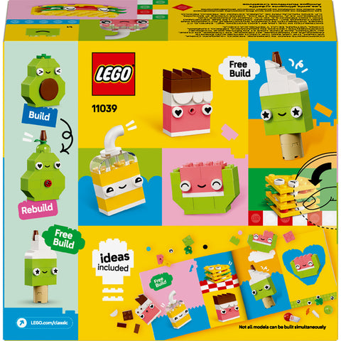 back, LEGO Classic Creative Food Friends Building Toy 11039