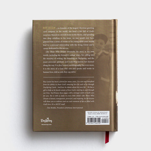 Back of book
