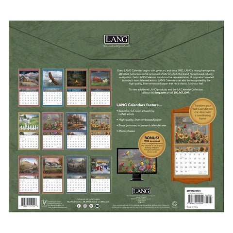 back meadowland, 2027 Wall Calendars 2799100