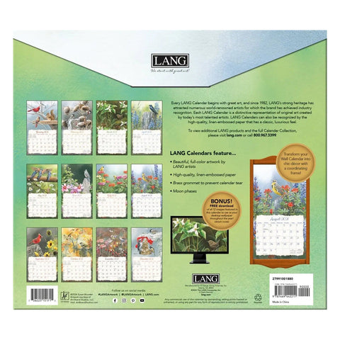 back songbirds, 2027 Wall Calendars 2799100