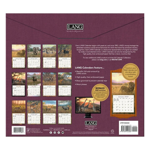 back spirit of africa, 2027 Wall Calendars 2799100