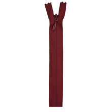 Barberry red invisible zipper