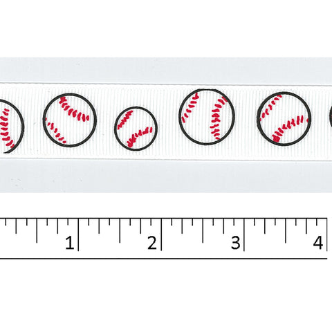 baseball themed ribbon