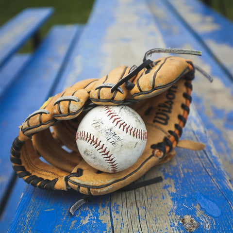 baseball and glove
