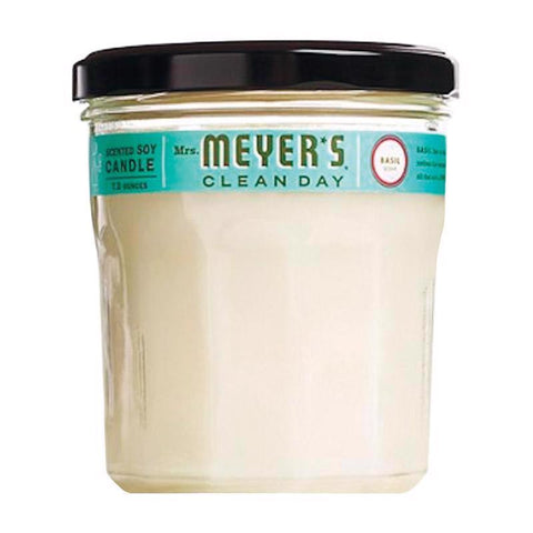 Mrs. Meyers Clean Day soy wax candle in basil scent