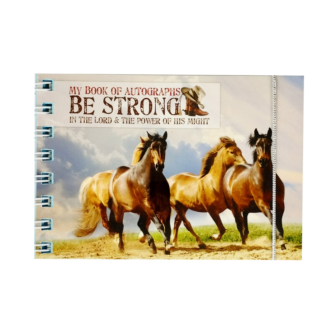 Be Strong Autograph Book