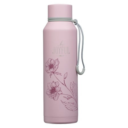 be joyful, Stainless Steel Water Bottle FLS