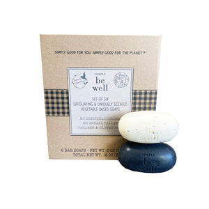 Be Well Moisturizing Body Soaps Set of 6 EXF3931 front