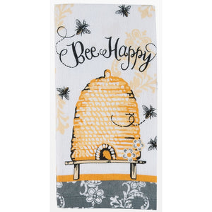 Bee Happy Terry towel