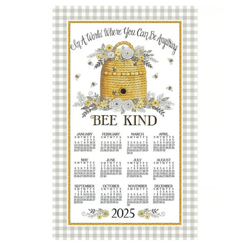 2025 Bee Kind Calendar Towels